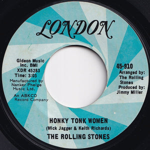 Rolling Stones - Honky Tonk Women / You Can't Always Get What You Want (7 inch Record / Used)