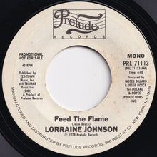 画像をギャラリービューアに読み込む, Lorraine Johnson - Feed The Flame (Stereo) / (Mono) (7 inch Record / Used)
