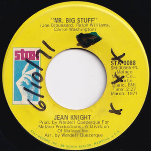 Jean Knight - Mr. Big Stuff / Why I Keep Living These Memories (7 inch Record / Used)