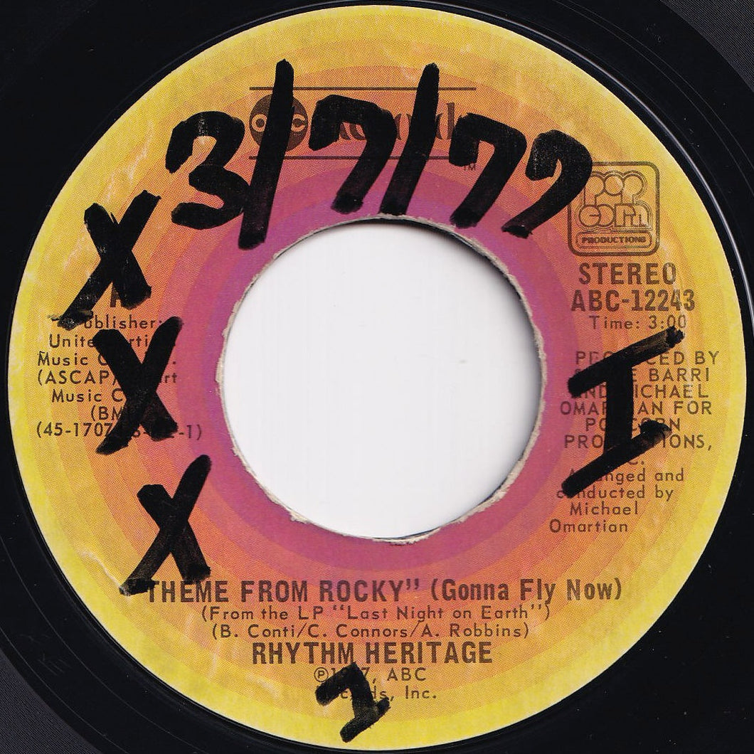 Rhythm Heritage - Theme From Rocky (Gonna Fly Now) / Last Night On Earth (7 inch Record / Used)