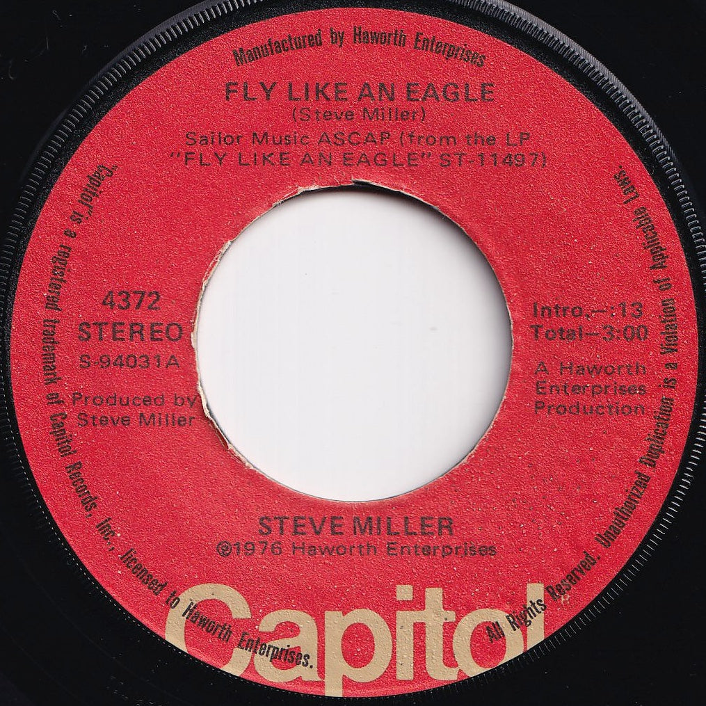 Steve Miller - Fly Like An Eagle / The Lovin' Cup (7 inch Record / Used)