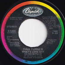 画像をギャラリービューアに読み込む, Tina Turner - What&#39;s Love Got To Do With It / Rock And Roll Widow (7 inch Record / Used)
