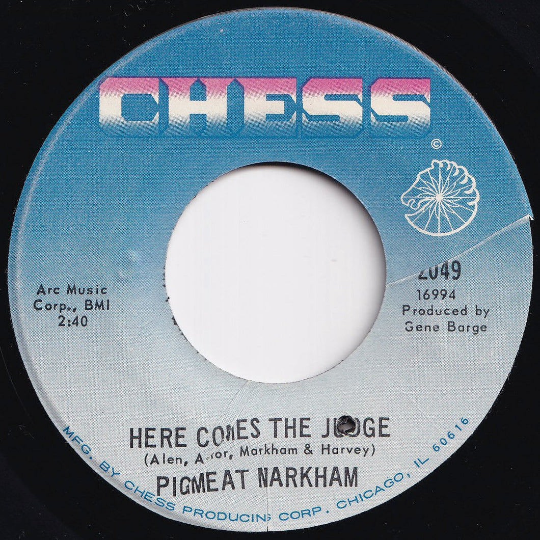 Pigmeat Markham - Here Comes The Judge / The Trial (7 inch Record / Used)