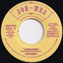画像をギャラリービューアに読み込む, Alfonzo - Girl, You Are The One / Lowdown (7 inch Record / Used)

