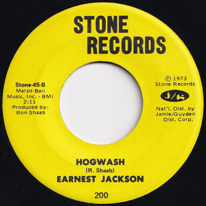 Earnest Jackson - Love And Happiness / Hogwash (7 inch Record / Used)