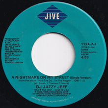 画像をギャラリービューアに読み込む, DJ Jazzy Jeff &amp; The Fresh Prince - A Nightmare On My Street (Single Version) / (Instrumental) (7 inch Record / Used)
