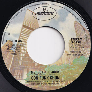 Con Funk Shun - Ms. Got-The-Body / Hide And Freak (7 inch Record / Used)