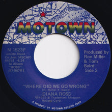 Load image into Gallery viewer, Diana Ross &amp; The Supremes - Medley Of Hits / Where Did We Go Wrong (7 inch Record / Used)
