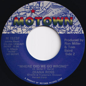 Diana Ross & The Supremes - Medley Of Hits / Where Did We Go Wrong (7 inch Record / Used)