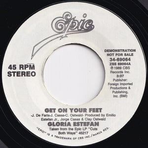 Gloria Estefan - Get On Your Feet / Get On Your Feet (7 inch Record / Used)