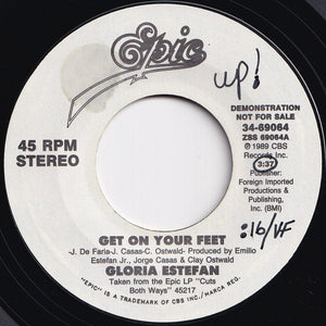 Gloria Estefan - Get On Your Feet / Get On Your Feet (7 inch Record / Used)