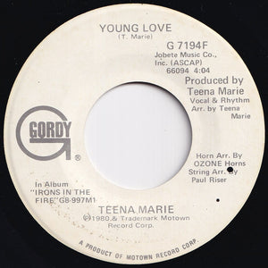 Teena Marie - Young Love / Young Love (7 inch Record / Used)