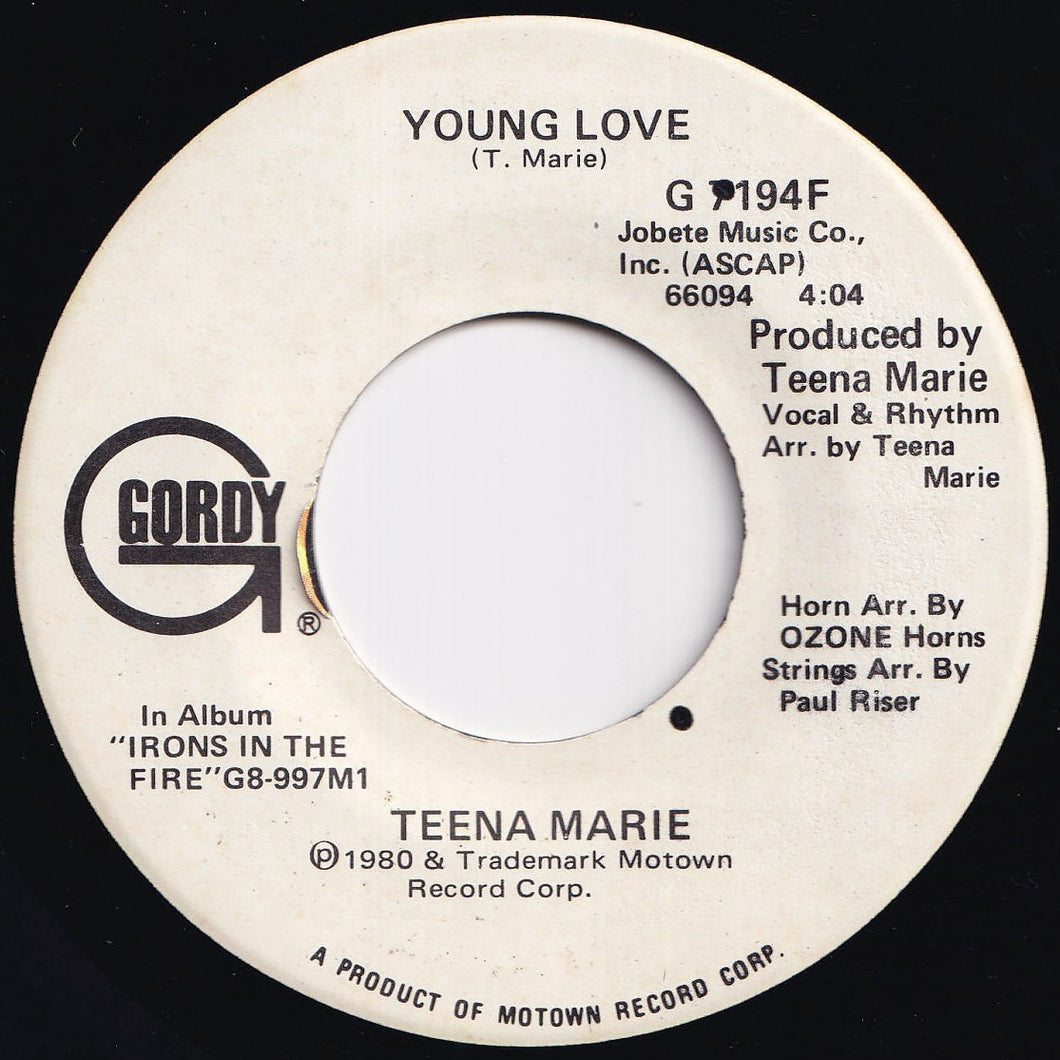 Teena Marie - Young Love / Young Love (7 inch Record / Used)