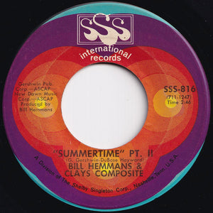 Bill Hemmans - Summertime (Part 1) / (Part 2) (7 inch Record / Used)