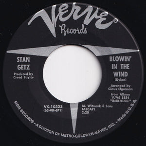 Stan Getz, Joao Gilberto - The Girl From Ipanema / Blowin' In The Wind (7 inch Record / Used)