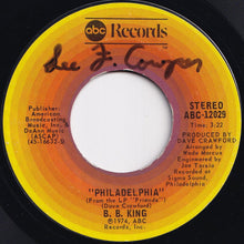 Load image into Gallery viewer, B.B. King - Philadelphia / Up At 5 A.M. (7 inch Record / Used)
