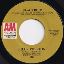 画像をギャラリービューアに読み込む, Billy Preston - Will It Go Round In Circles / Blackbird (7 inch Record / Used)
