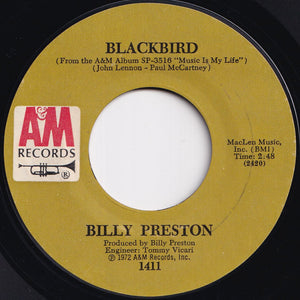 Billy Preston - Will It Go Round In Circles / Blackbird (7 inch Record / Used)