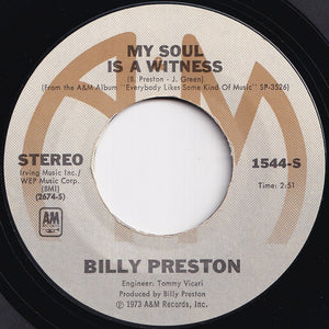 Billy Preston - Nothing From Nothing / My Soul Is A Witness (7 inch Record / Used)