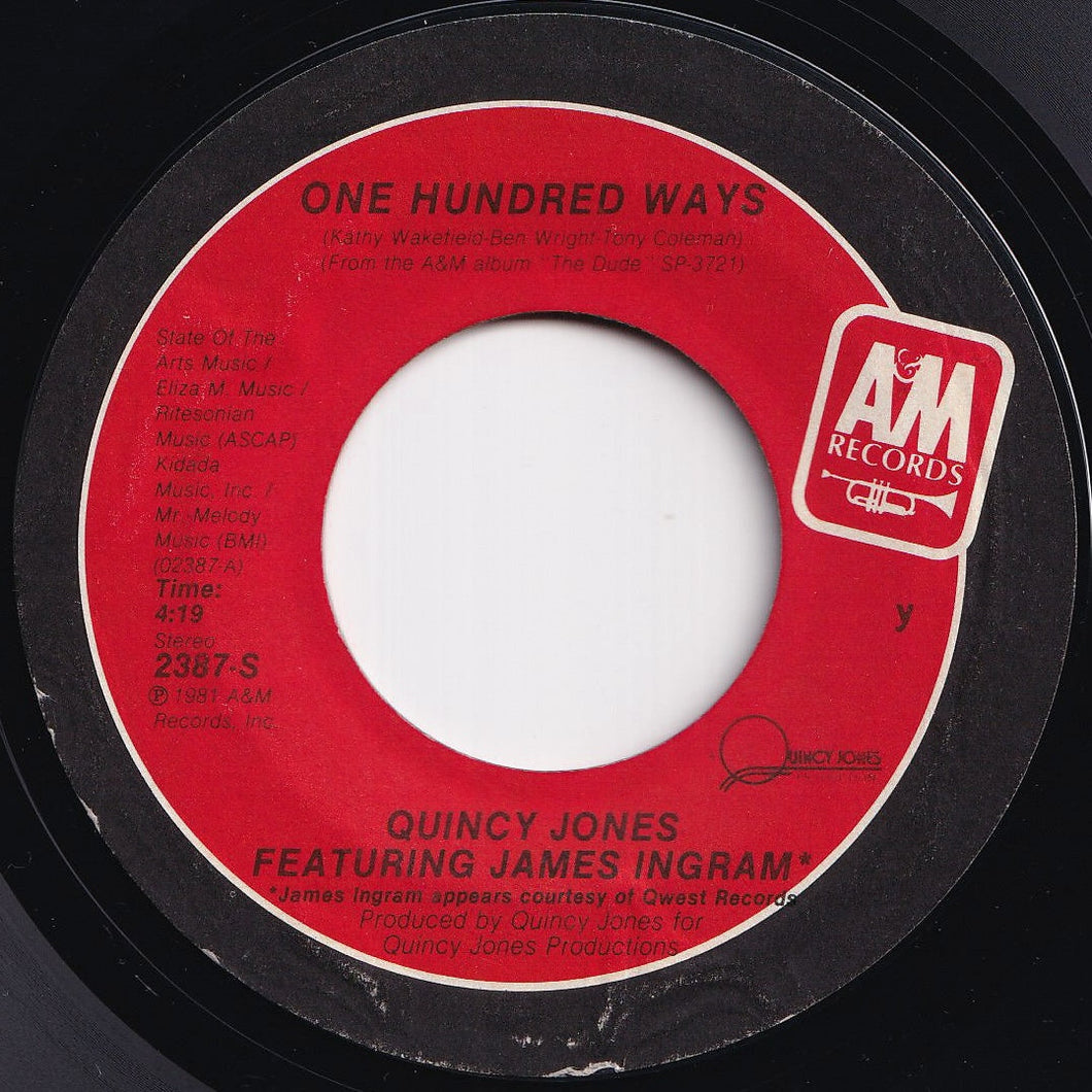 Quincy Jones - One Hundred Ways / Velas (7 inch Record / Used)