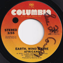 画像をギャラリービューアに読み込む, Earth, Wind &amp; Fire - That&#39;s The Way Of The World / Africano (7 inch Record / Used)
