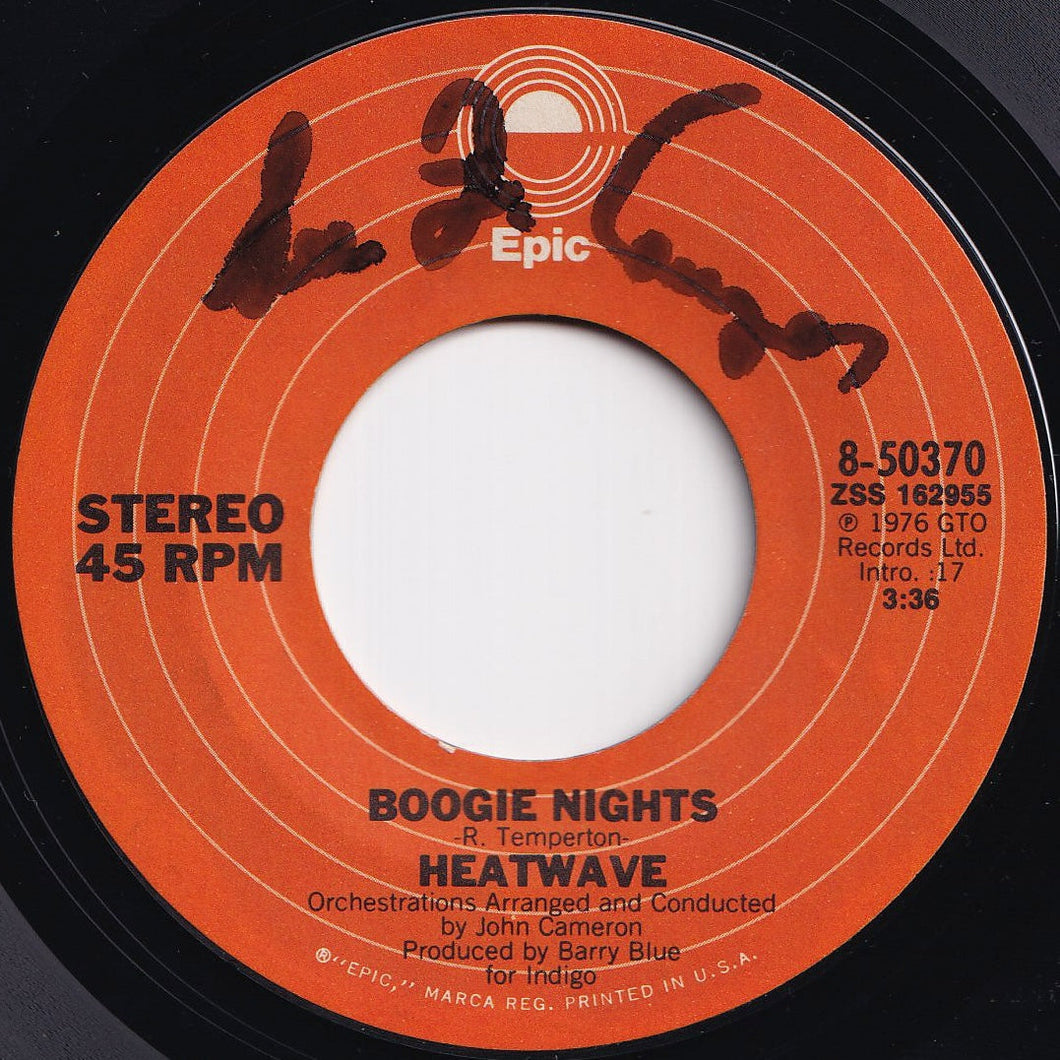 Heatwave - Boogie Nights / All You Do Is Dial (7 inch Record / Used)