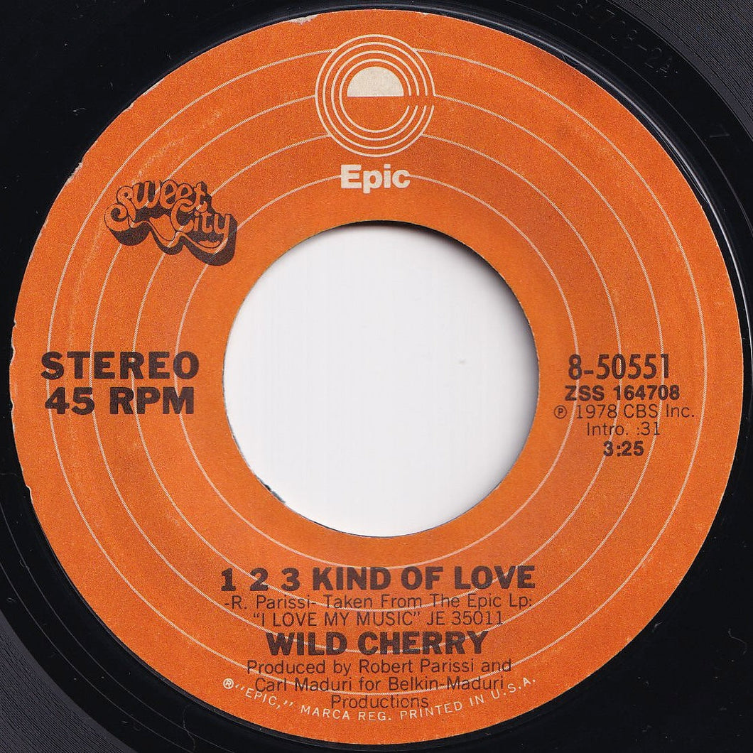 Wild Cherry - 1 2 3 Kind Of Love / Fools Fall In Love (7 inch Record / Used)
