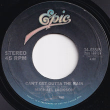 Load image into Gallery viewer, Michael Jackson - Billie Jean / Can&#39;t Get Outta The Rain (7 inch Record / Used)
