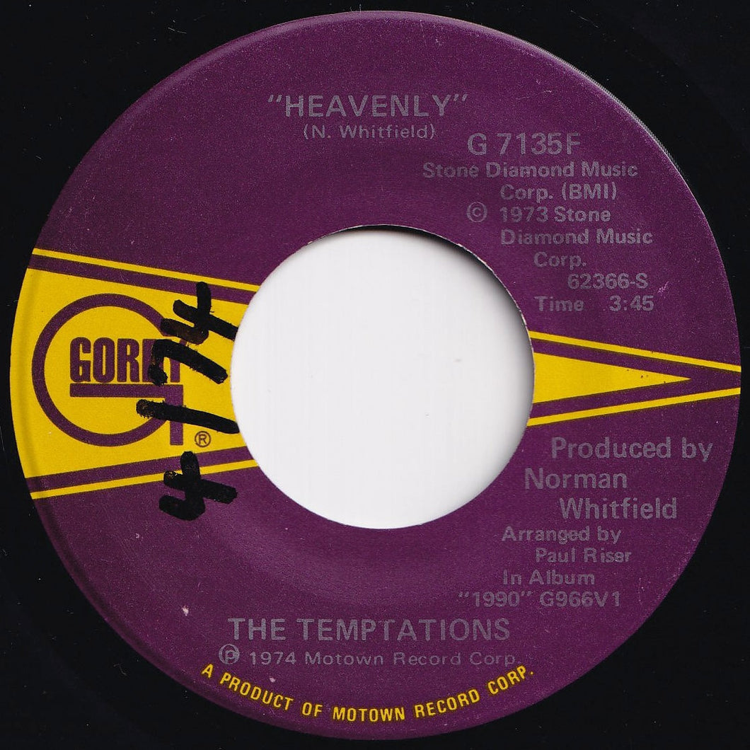 Temptations - Heavenly / Zoom (7 inch Record / Used)