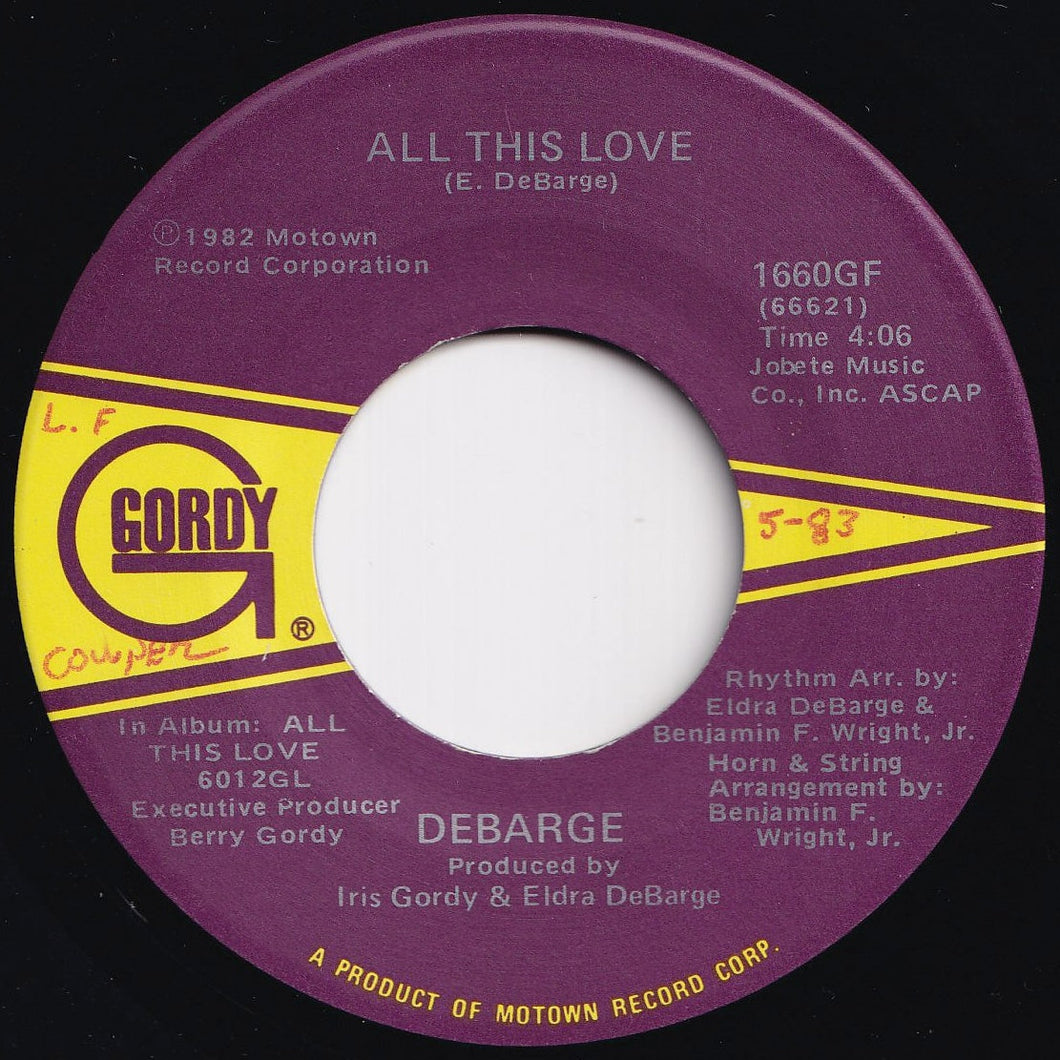 Debarge - All This Love / I'm In Love With You (7 inch Record / Used)