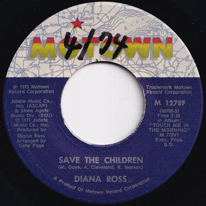 Diana Ross - Last Time I Saw Him / Save The Children (7 inch Record / Used)