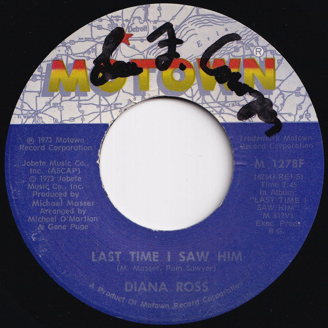 Diana Ross - Last Time I Saw Him / Save The Children (7 inch Record / Used)