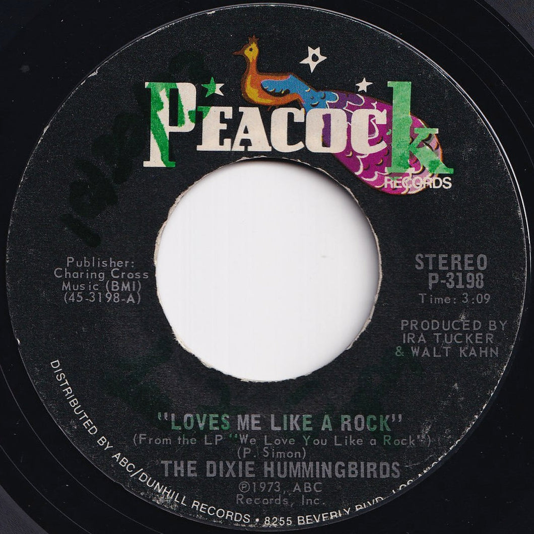 Dixie Hummingbirds - Loves Me Like A Rock / I've Been Born Again (7 inch Record / Used)