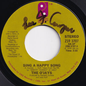 O'Jays - Sing A Happy Song / One In A Million (Girl) (7 inch Record / Used)