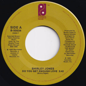 Shirley Jones - Do You Get Enough Love / We Can Work It Out (7 inch Record / Used)