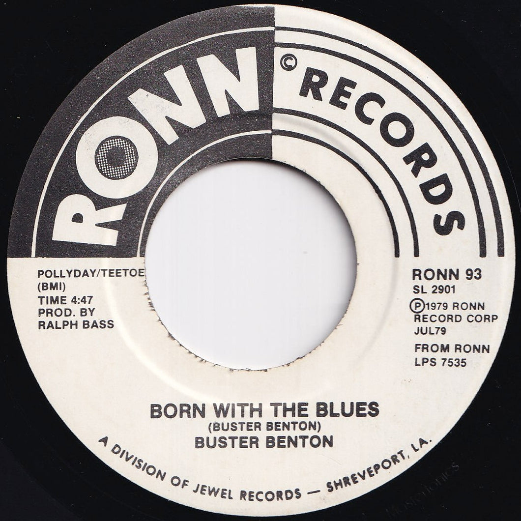 Buster Benton - Born With The Blues / Lonesome For A Dime (7 inch Record / Used)