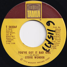 画像をギャラリービューアに読み込む, Stevie Wonder - Superstition / You&#39;ve Got It Bad Girl (7 inch Record / Used)
