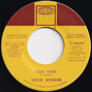 Stevie Wonder - Higher Ground / Too High (7 inch Record / Used)