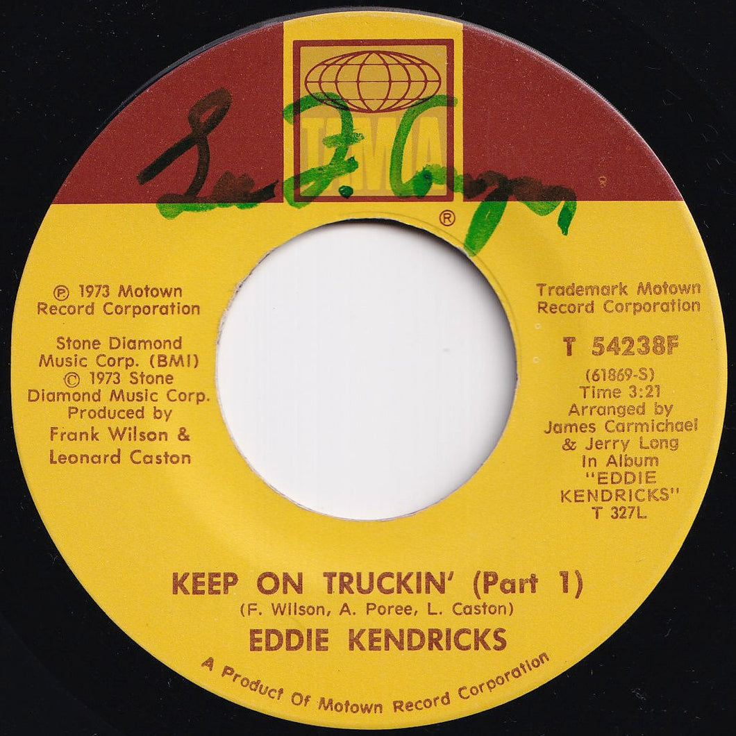 Eddie Kendricks - Keep On Truckin' (Part 1) / (Part 2) (7 inch Record / Used)