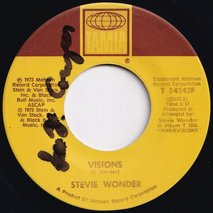 Stevie Wonder - Living For The City / Visions (7 inch Record / Used)