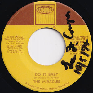 Miracles - Do It Baby / I Wanna Be With You (7 inch Record / Used)