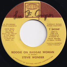 画像をギャラリービューアに読み込む, Stevie Wonder - Boogie On Raggae Woman / Seems So Long (7 inch Record / Used)
