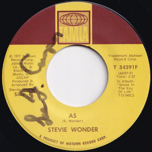 Stevie Wonder - As / Contusion (7 inch Record / Used)