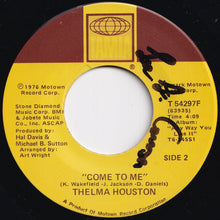 画像をギャラリービューアに読み込む, Thelma Houston - Saturday Night, Sunday Morning / Come To Me (7 inch Record / Used)
