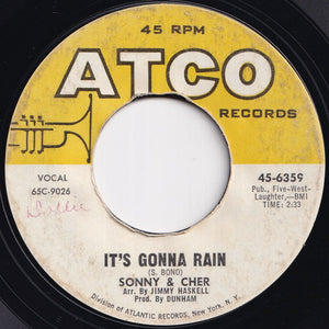 Sonny & Cher - I Got You Babe / It's Gonna Rain (7 inch Record / Used)