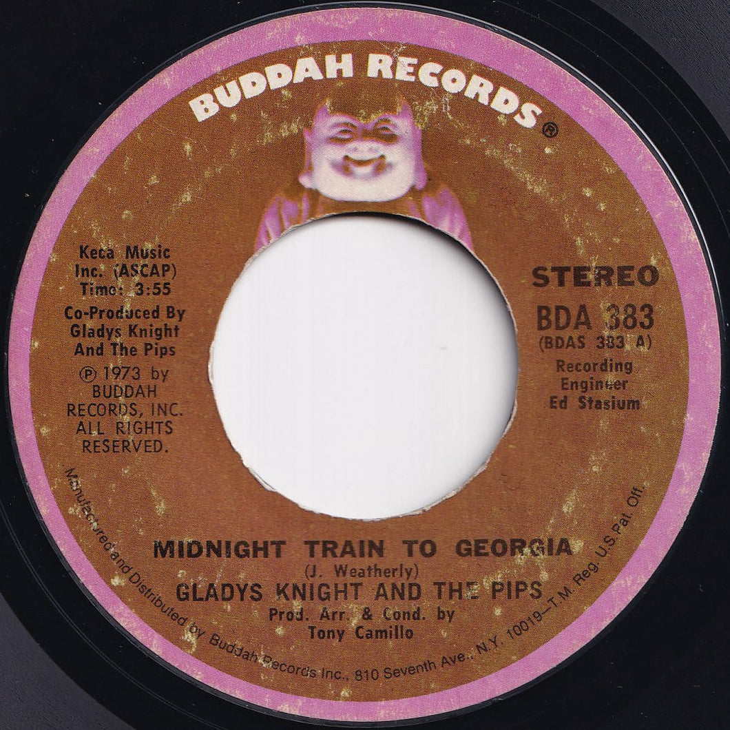 Gladys Knight And The Pips - Midnight Train To Georgia / Window Raising Granny (7 inch Record / Used)