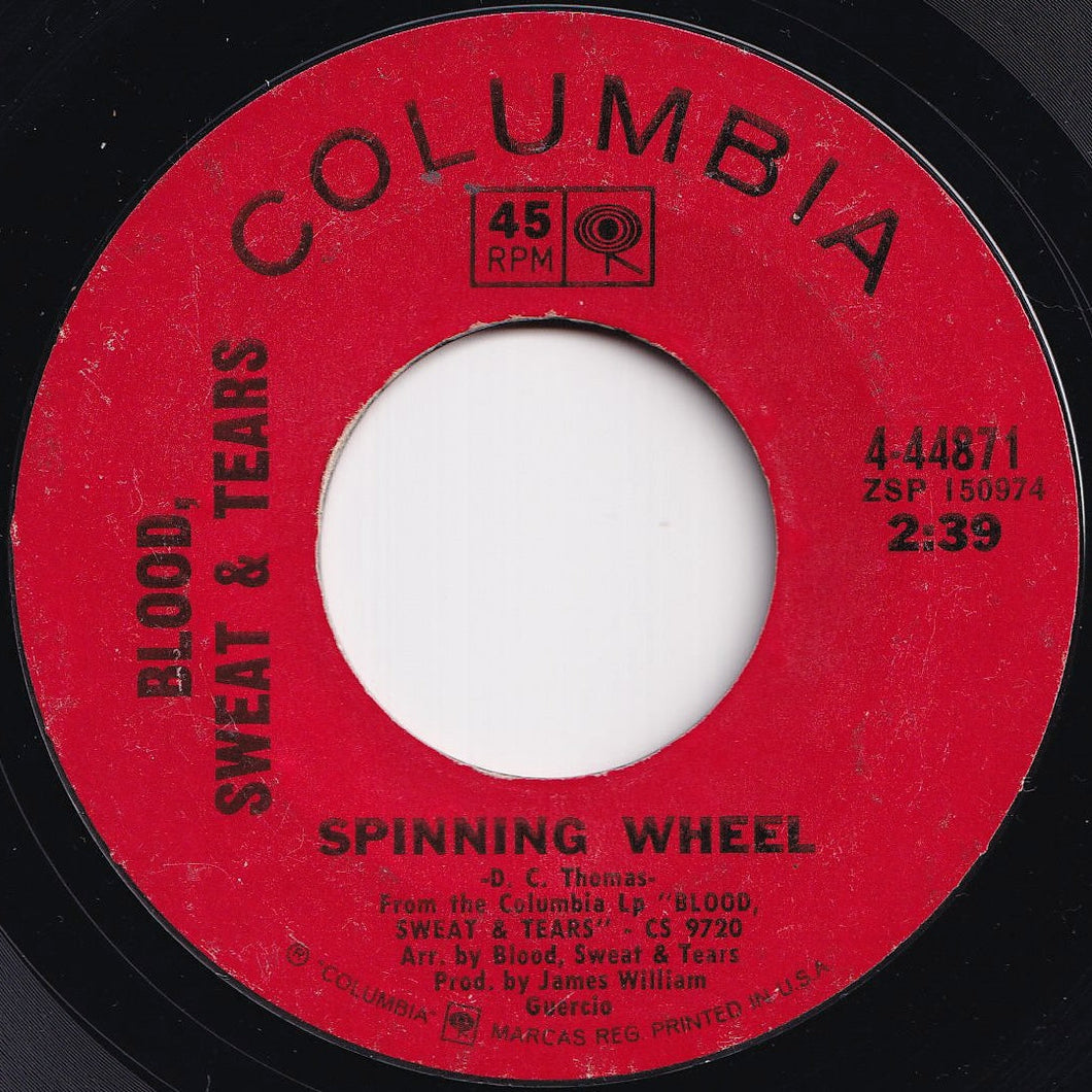 Blood, Sweat & Tears - Spinning Wheel / More And More (7 inch Record / Used)