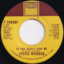 画像をギャラリービューアに読み込む, Stevie Wonder - If You Really Love Me / Think Of Me As Your Soldier (7 inch Record / Used)
