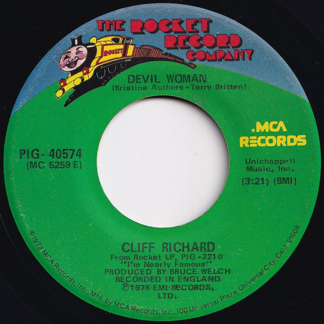 Cliff Richard - Devil Woman / Love On (Shine On) (7 inch Record / Used)