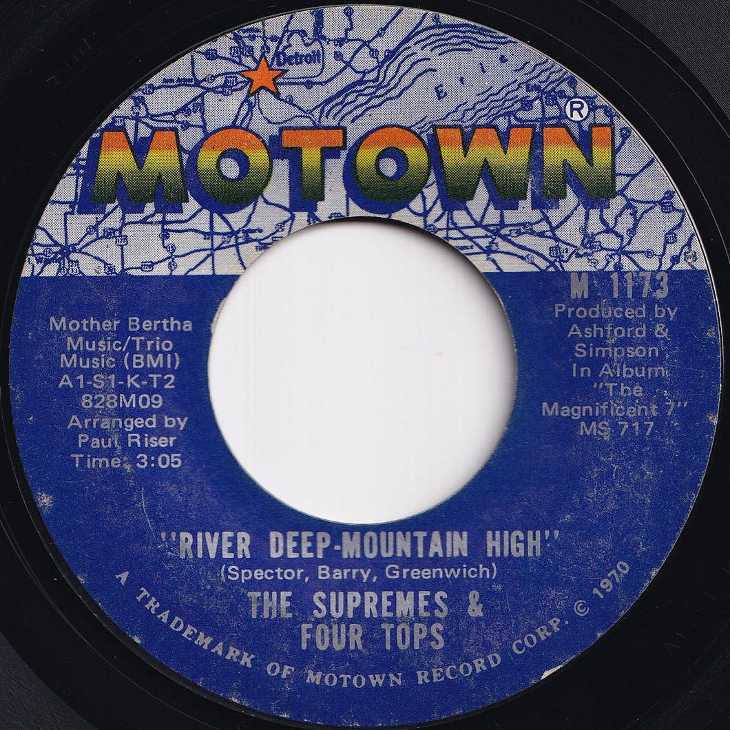 Supremes, Four Tops - River Deep - Mountain High / Together We Can Make Such Sweet Music (7 inch Record / Used)